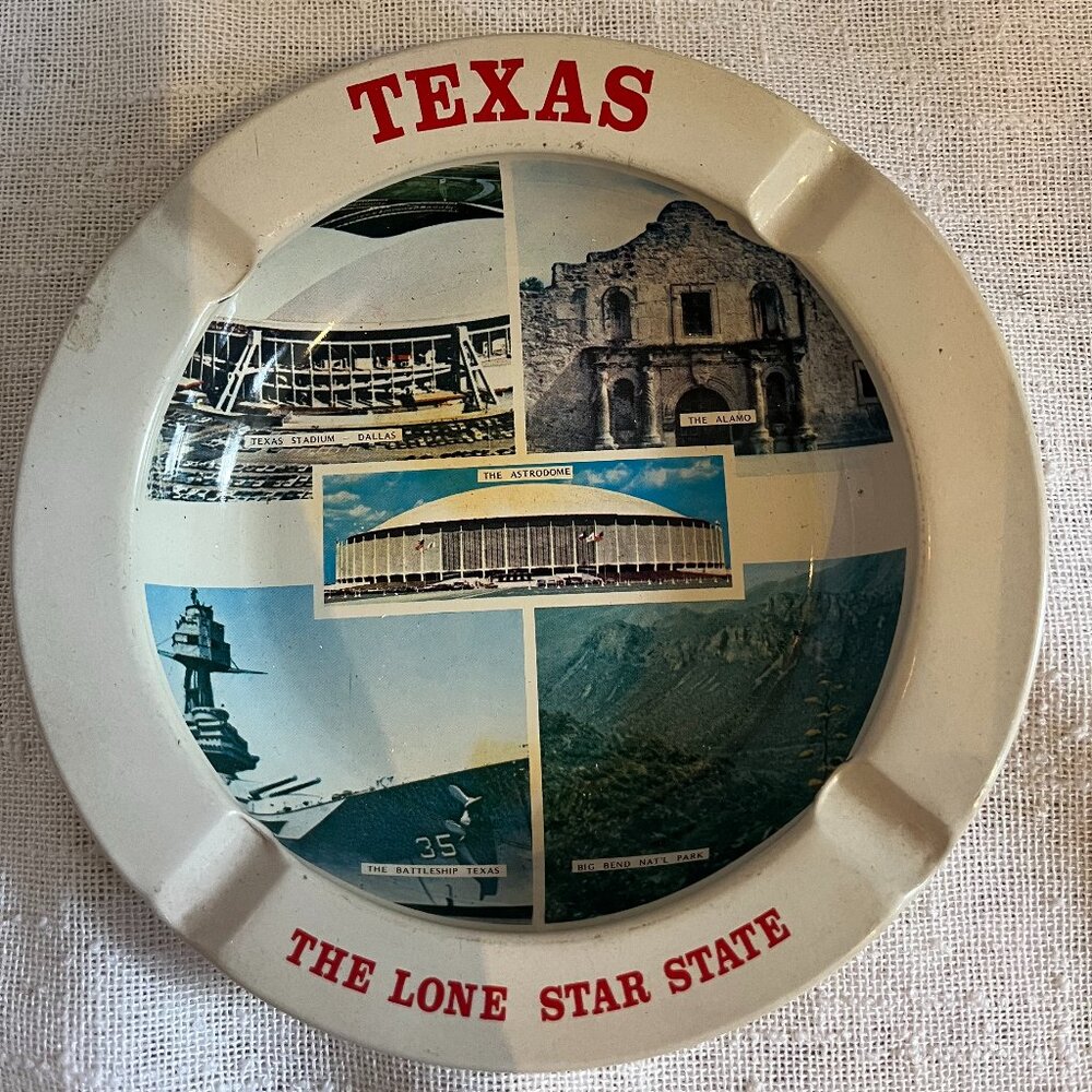 texas souvenir ashtray